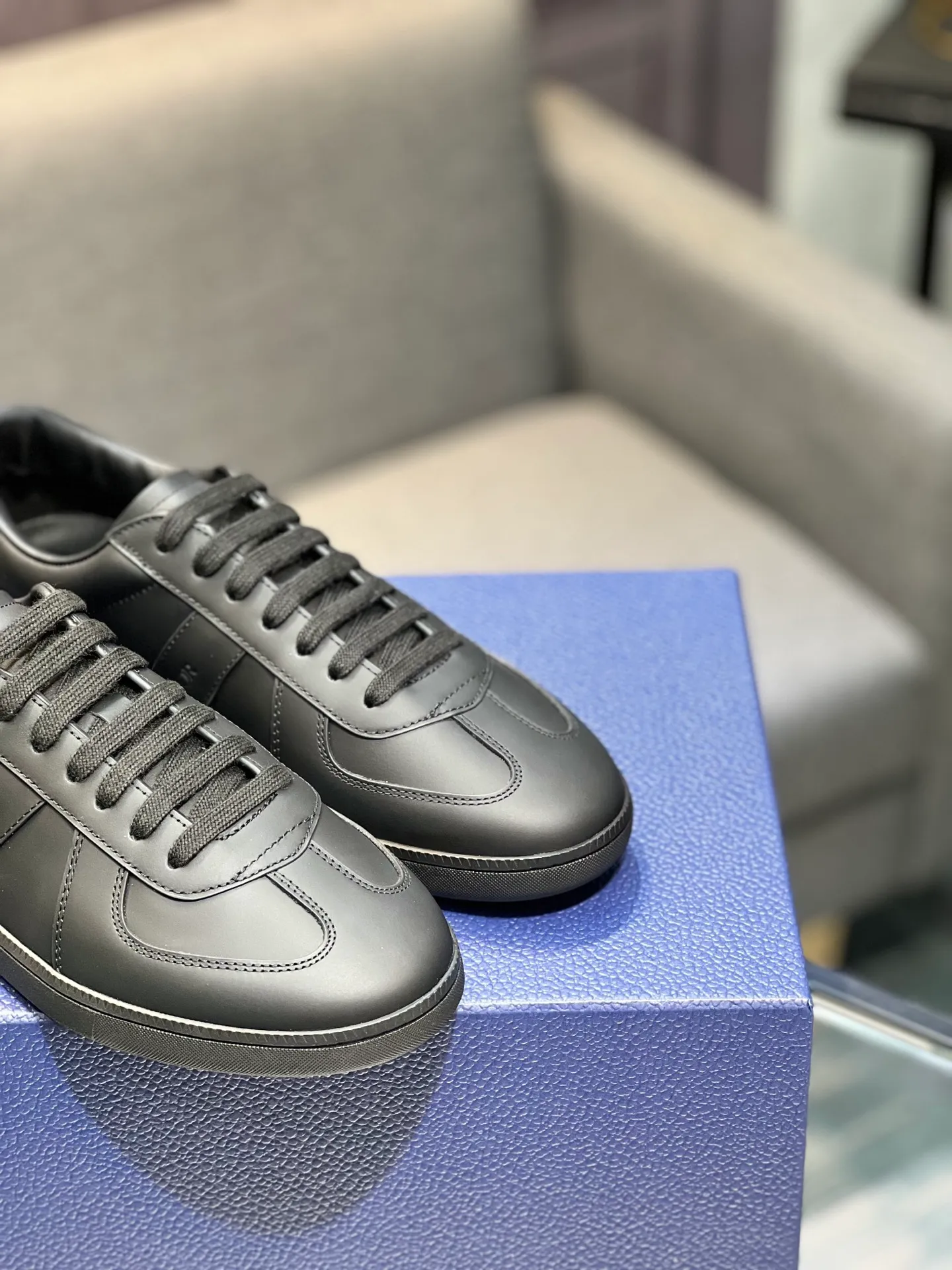 Men's men's shoes 💰560〖Audio⁠Di‎〗Dior2025⁠new‎ B01 training⁠德‎shoes Material⁠surface‎: layer⁠head‎leather⁠cow‎+lining cowhide‎ TPU original bottom⁠large⁠version‎ code number‎: male 39-45 <Male 38 46 done>